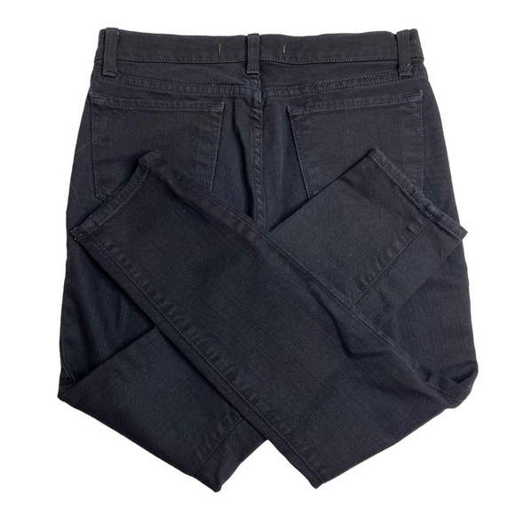 J Brand Jett Skinny Cropped Ankle Jeans Black Size 26 - Picture 9 of 9